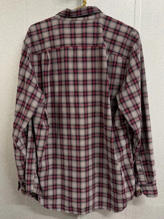 Carhartt Plaid Button Down Shirt Workwear Flannel Style Mens M - Picture 2 of 4